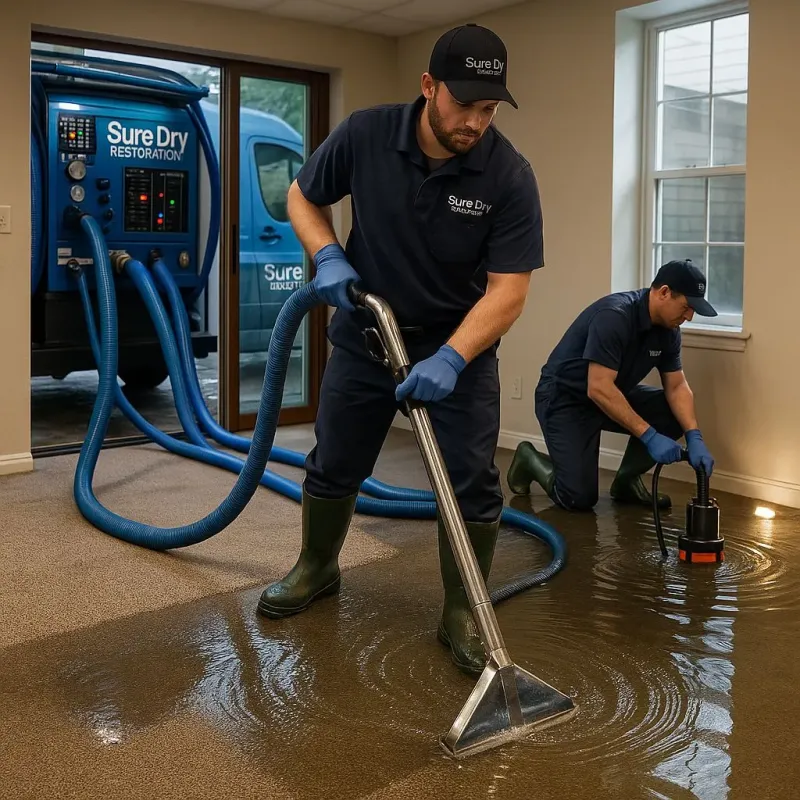 Water Extraction and Removal process in De Soto, MO